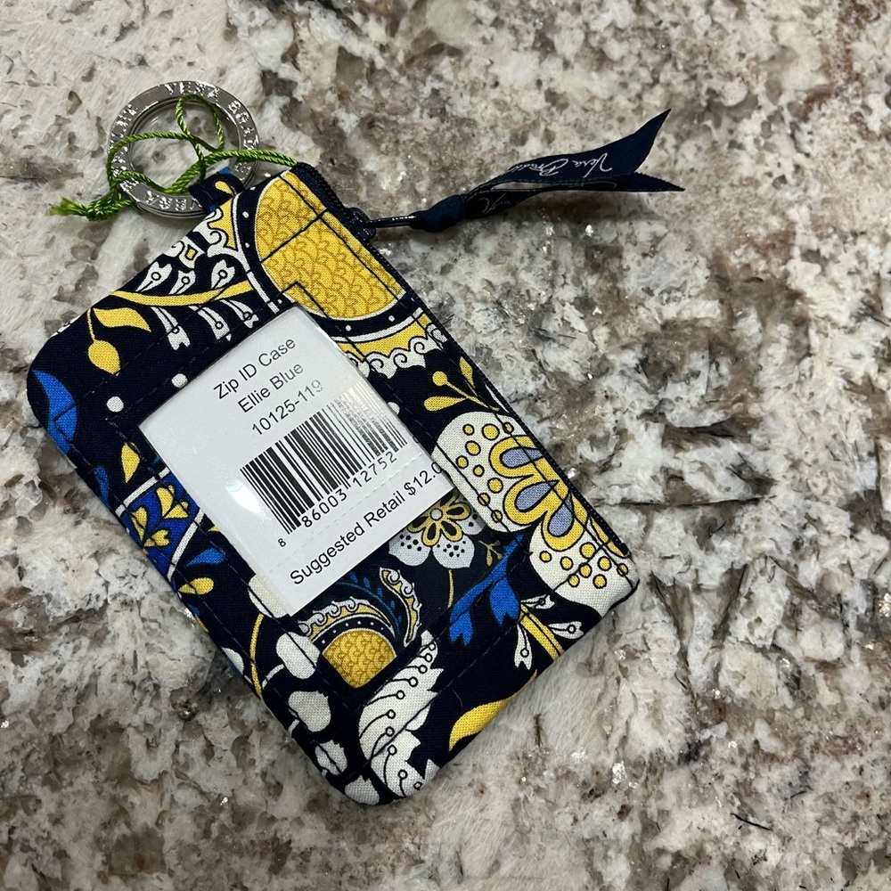 Vera Bradley ID Case RETIRED Ellie Blue